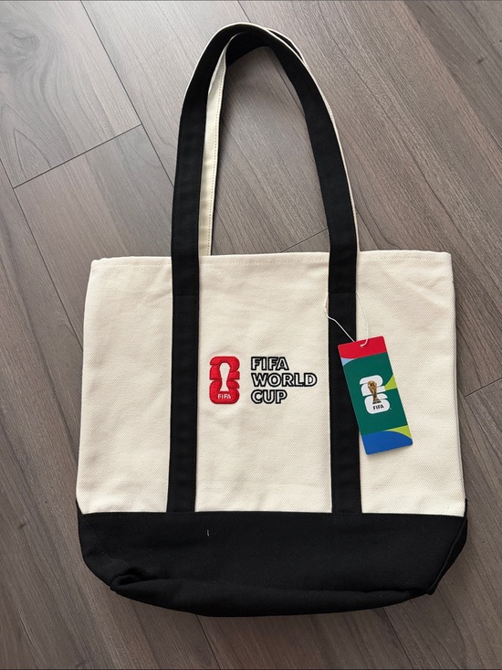 Fifa Handbags - NWT FIFA World Cup ‘26 Logo Canvas Black Red Medium Tote